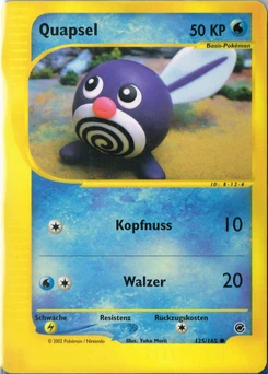 Pokémon-Karte Quapsel 125/165