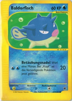 Pokémon-Karte Baldorfish 127/165
