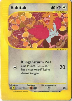 Pokémon-Karte Habitak 130/165