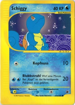 Pokémon-Karte Schiggy 132/165