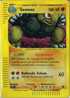 Pokémon-Karte Geowaz 014/165