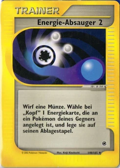 Pokémon-Karte Energie-Absauger 2 140/165