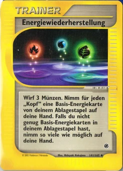Pokémon-Karte Energiewiederherstellung 141/165