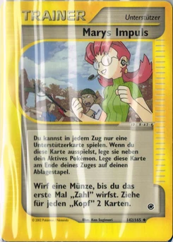 Pokémon-Karte Mary's Impulse* 142/165