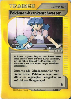 Pokémon-Karte Pokémon-Krankenschwester 145/165