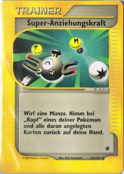 Pokémon-Karte Super-Anziehungskraft 151/165