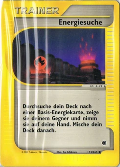 Pokémon-Karte Energiesuche 153/165