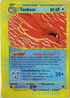 Pokémon-Karte Tauboss 023/165