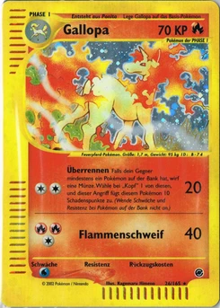 Pokémon-Karte Gallopa 026/165