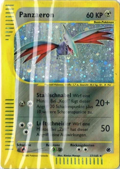 Pokémon-Karte Panzaeron 027/165