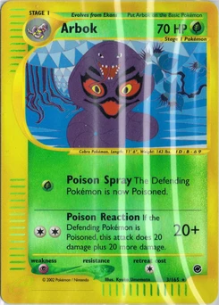 Pokémon-Karte Arbok 003/165