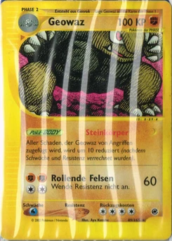 Pokémon-Karte Geowaz 049/165