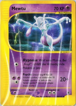 Pokémon-Karte Mewtu 056/165