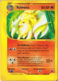 Pokémon-Karte Vulnona 057/165