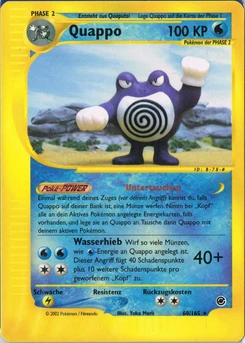 Pokémon-Karte Quappo 060/165