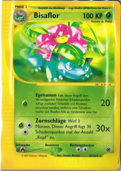 Pokémon-Karte Bisaflor 067/165