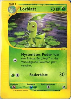 Pokémon-Karte Lorblatt 071/165
