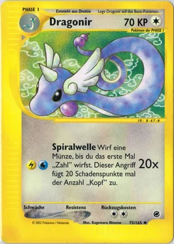 Pokémon-Karte Dragonir 075/165