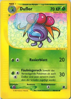 Pokémon-Karte Duflor 078/165