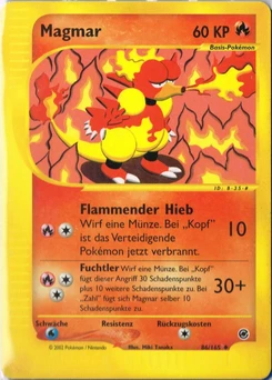 Pokémon-Karte Magmar 086/165