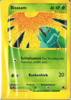 Pokémon-Karte Bisasam 095/165