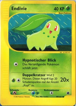 Pokémon-Karte Endivie 099/165