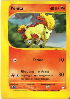 Pokémon-Karte Ponita 102/147