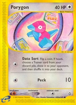 Pokémon-Karte Porygon 103/147