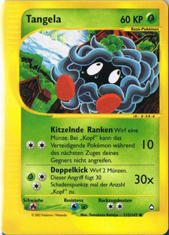 Pokémon-Karte Tangela 112/147