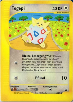 Pokémon-Karte Togepi 114/147