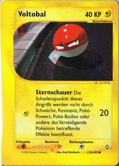 Pokémon-Karte Voltobal 115/147