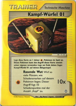 Pokémon-Karte Kampf-Würfel 01 121/147