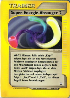 Pokémon-Karte Super Energy Removal 2* 134/147