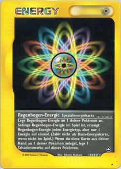 Pokémon-Karte Regenbogen-Energie 144/147