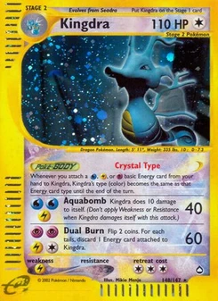 Pokémon-Karte Seedraking 148/147