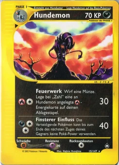 Pokémon-Karte Hundemon 015/147