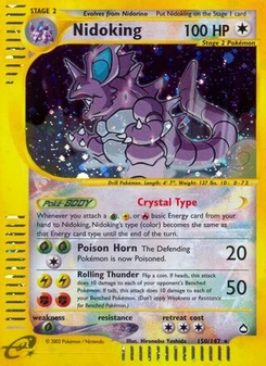 Pokémon-Karte Nidoking 150/147