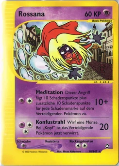 Pokémon-Karte Rossana 018/147