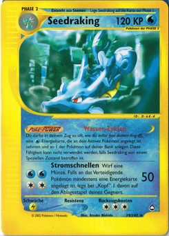 Pokémon-Karte Seedraking 019/147