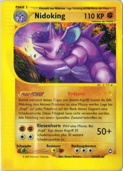Pokémon-Karte Nidoking 024/147