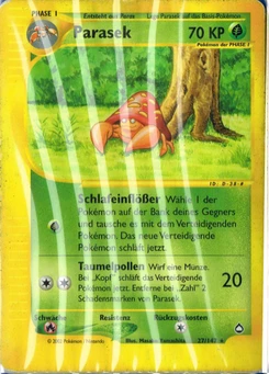 Pokémon-Karte Parasek 027/147