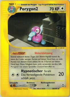 Pokémon-Karte Porygon2 028/147