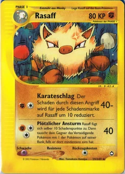 Pokémon-Karte Rasaff 029/147