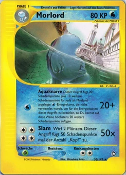 Pokémon-Karte Morlord 030/147
