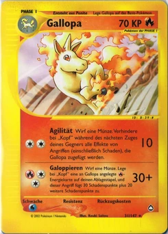 Pokémon-Karte Gallopa 031/147