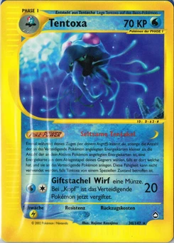 Pokémon-Karte Tentoxa 038/147