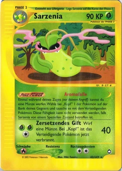 Pokémon-Karte Sarzenia 042/147