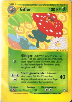 Pokémon-Karte Giflor 043/147