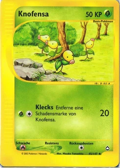 Pokémon-Karte Knofensa 045/147