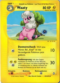 Pokémon-Karte Waaty 047/147
